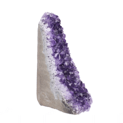 Raw 12cm piece of natural amethyst gemstone. 