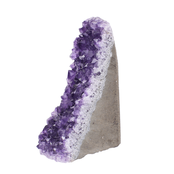 Raw 12cm piece of natural amethyst gemstone. 