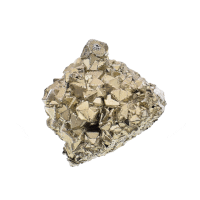 Raw 6cm piece of natural pyrite gemstone. 