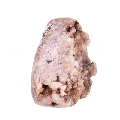 Kομμάτι φυσικής πέτρας Ροζ Aμεθύστου με γυαλισμένο περίγραμμα, ύψους 8,5cm. Αγοράστε online shop.