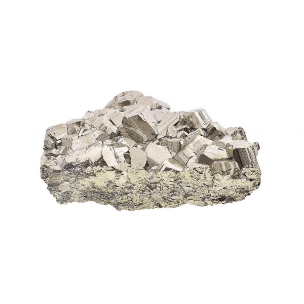 Raw 8cm piece of natural pyrite gemstone. Buy online shop.