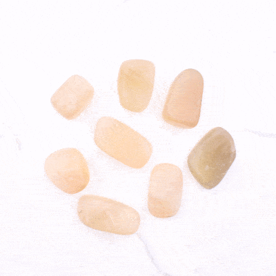 Natural tumbled moonstone gemstones, ranging from 2cm to 3cm. Buy online shop.